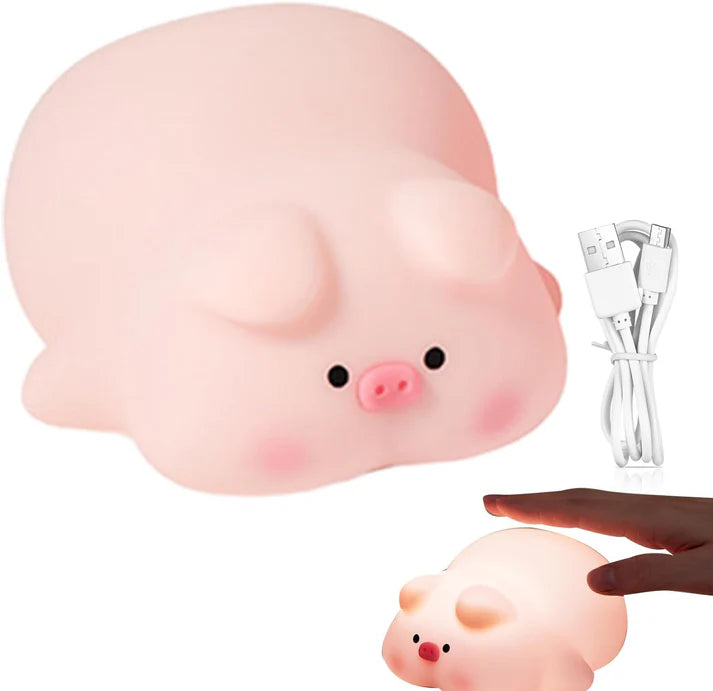 Piggy LED USB Rechargeable Lamp